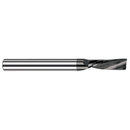 Harvey Tool 3/16 dia. x 0.6250 in. 5/8 Carbide Square Downcut End Mill for Plastic, 1 Flute, diamond Coated 44912-C4